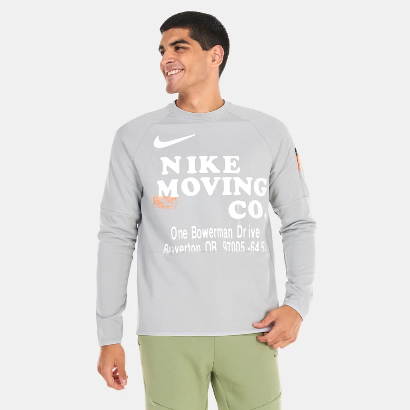 نايكي تيشيرت دراي-فت بأكمام طويلة فتنس للرجال